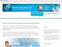 Tablet Screenshot of farmacia-online-madrid.com
